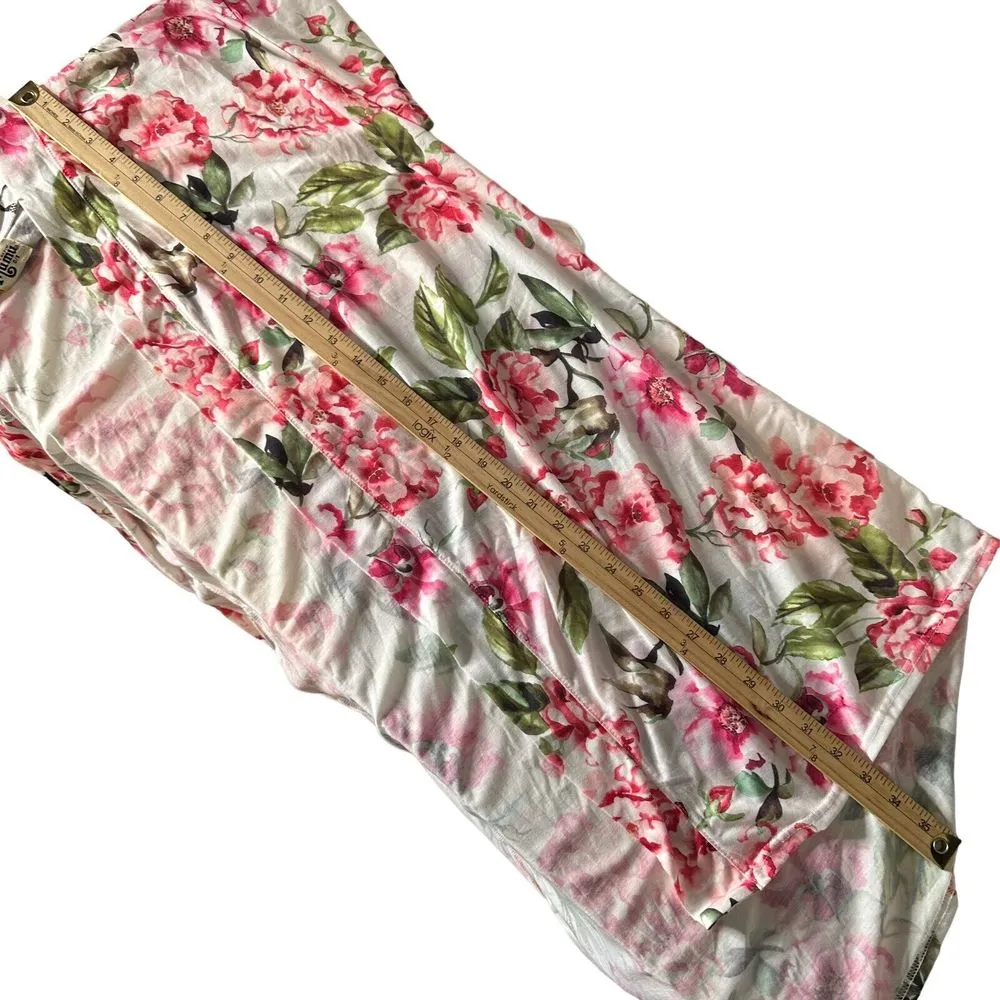 Show Me‎ your MuMu Floral Print Robe Womens One Size Pink Feminine Loungewear - Image 9