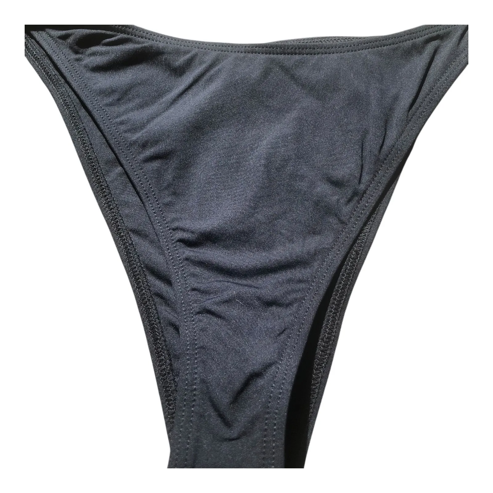 LSpace By Monica Wise Bitsy Cut Vandamme Black Bikini Bottom Women's Size XL NWT - Image 4