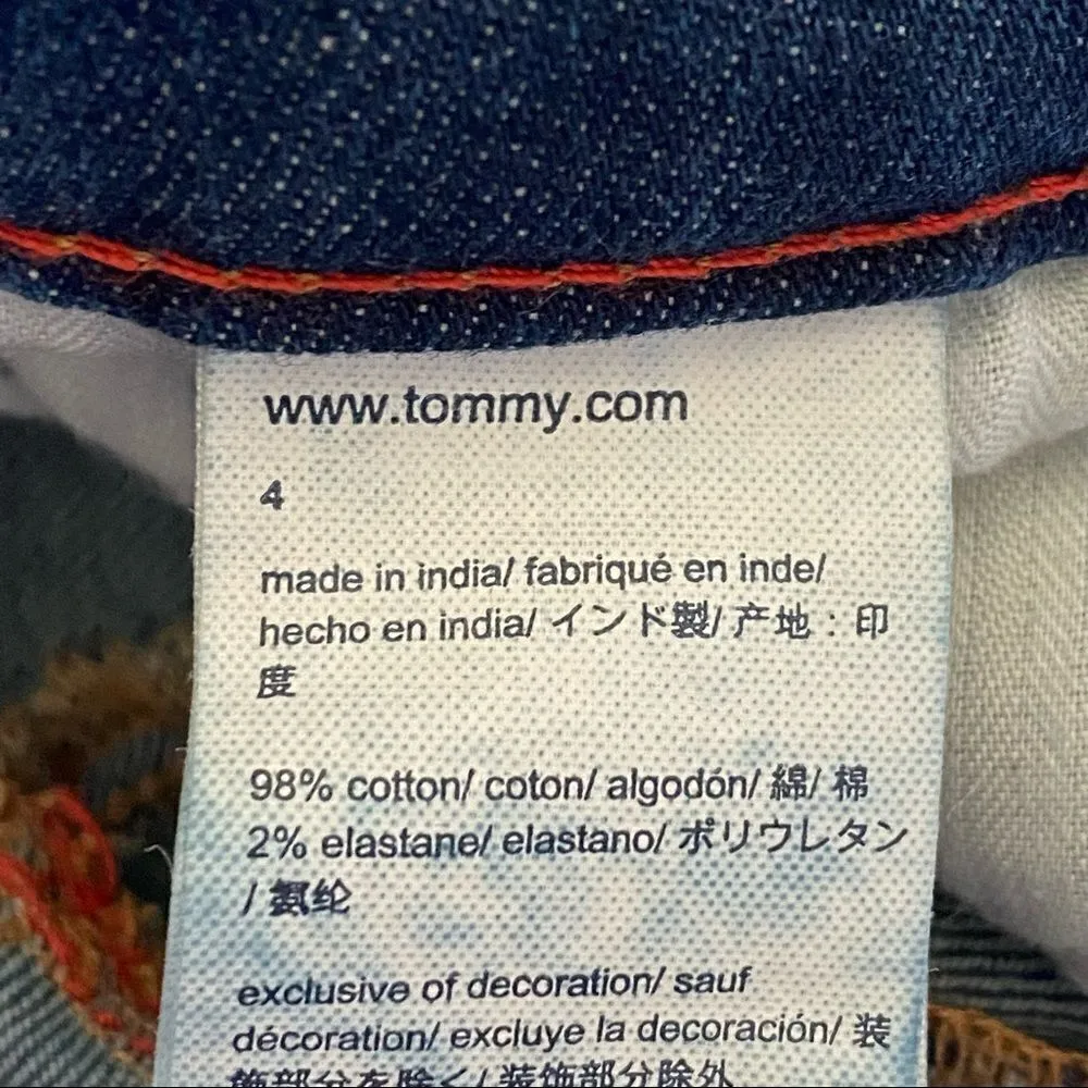 Tommy Hilfiger Shorts Retro Roll Hem Stretch Denim 4 Summer - Image 11