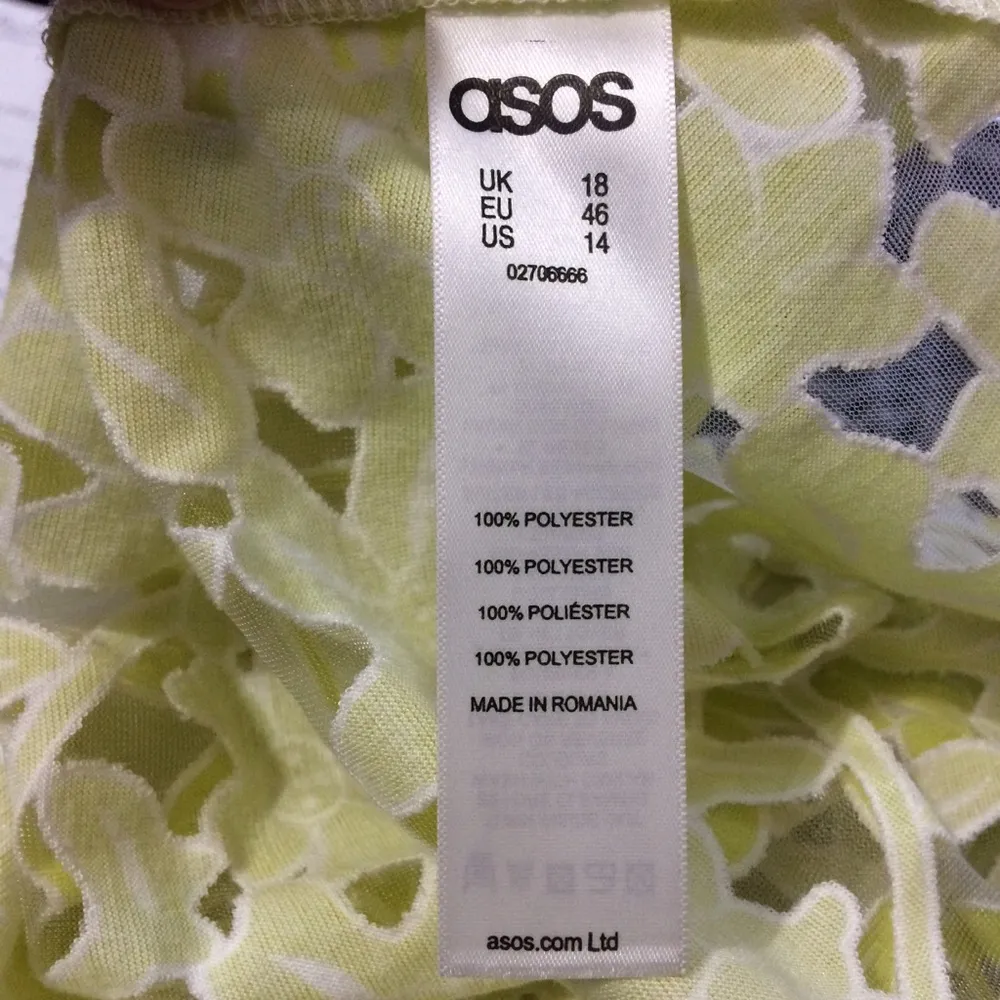 ASOS Sheer Floral Trapeze Mini Dress - Image 5