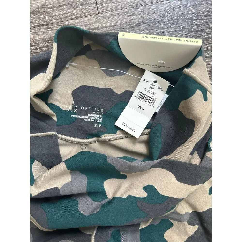 NWT Offline By Aerie Real Me 7/8 Leggings Camo Size Small - Image 3