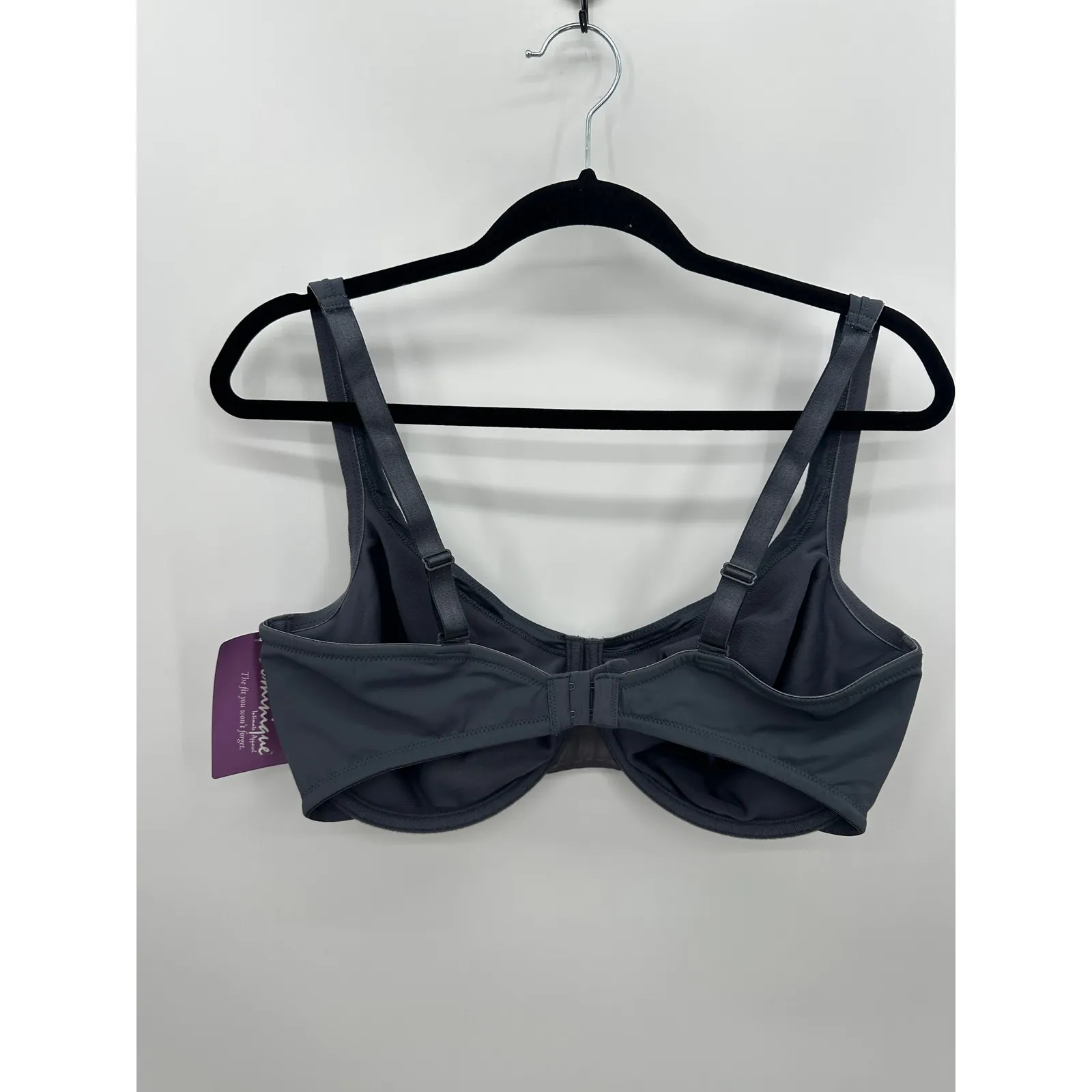 Dominique Anais Everyday Seamless Breathable Bra Women 40F Grey NWT Underwire Gray Size undefined - Image 2