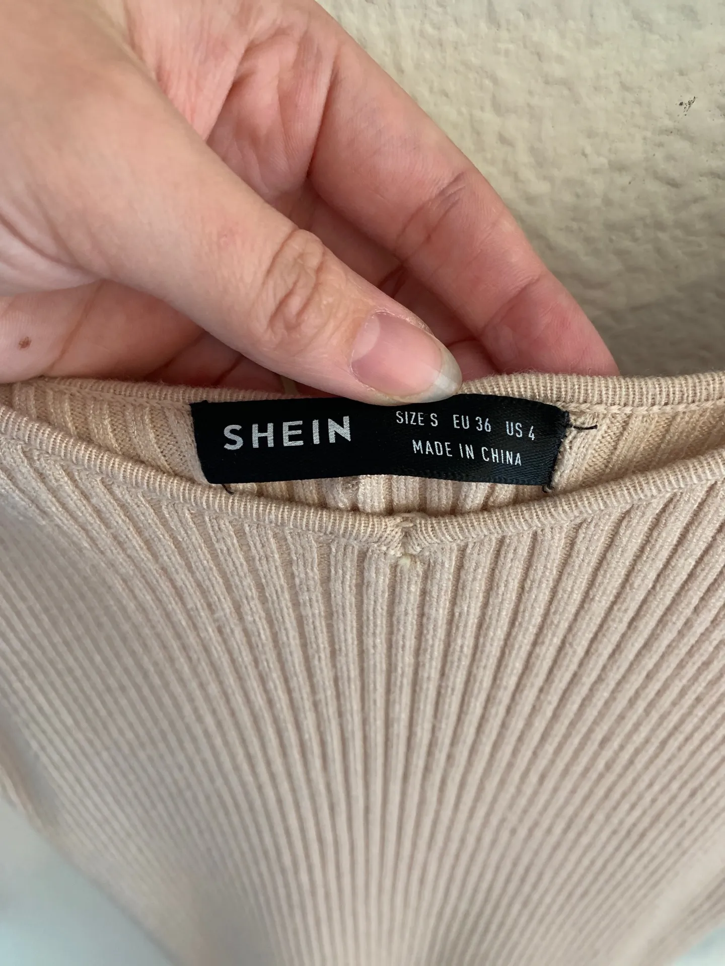 Shein Knit Sweater Dress Ribbed - Image 3