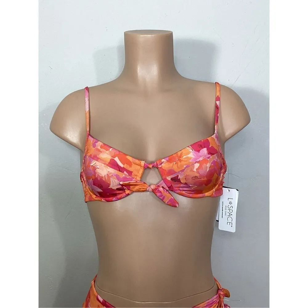 New. L*SPACE floral Rose top/Jack bottom. Small. Retails $213 - Image 11