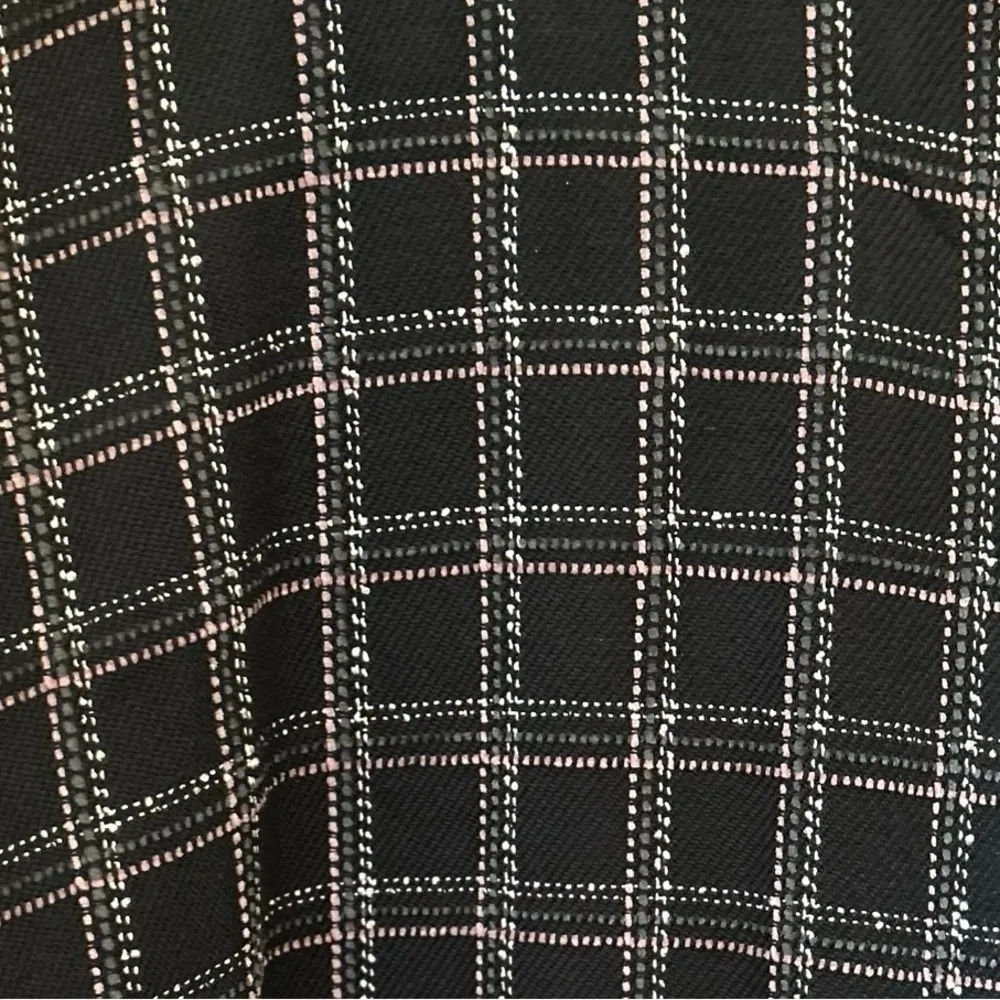 Vintage Bedford Fair plaid/striped Button Down Blazer Jacket Size 14‎ Black - Image 5