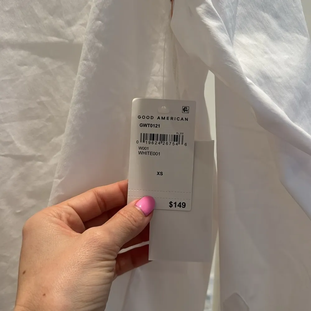 NWT oversized  white button down - Image 2