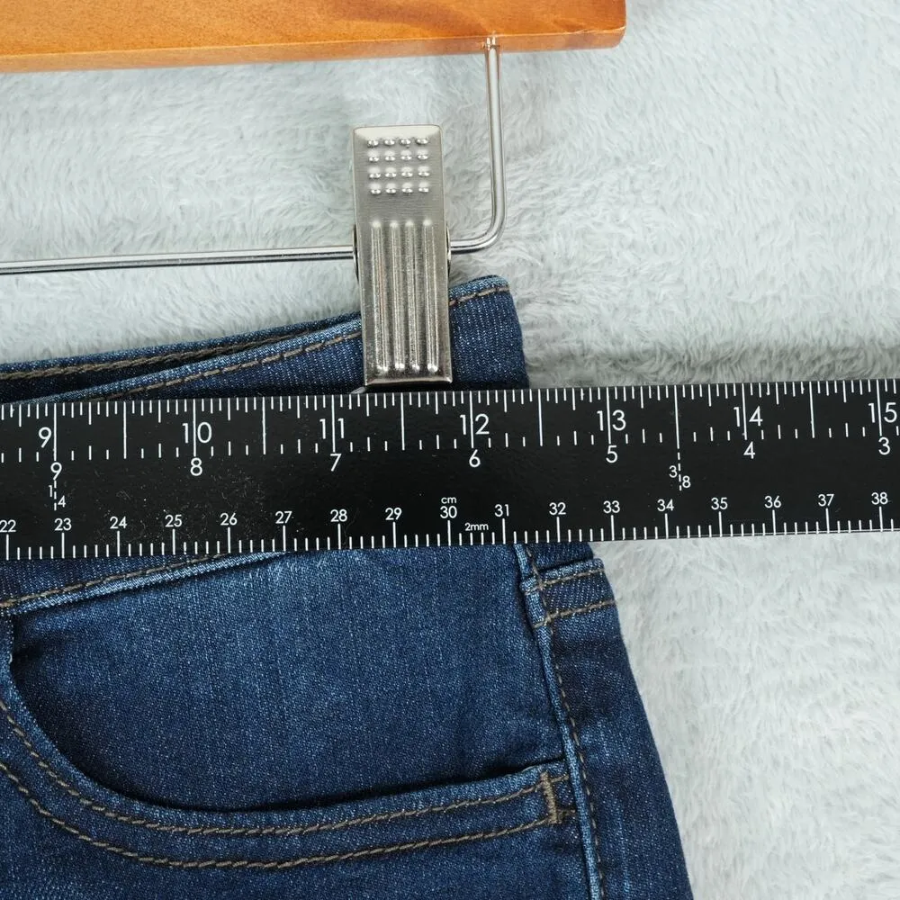 So Shorts Womens 1 Blue Favorite Low Rise Shortie Stretch Booty Hot Pants Cuffed - Image 3