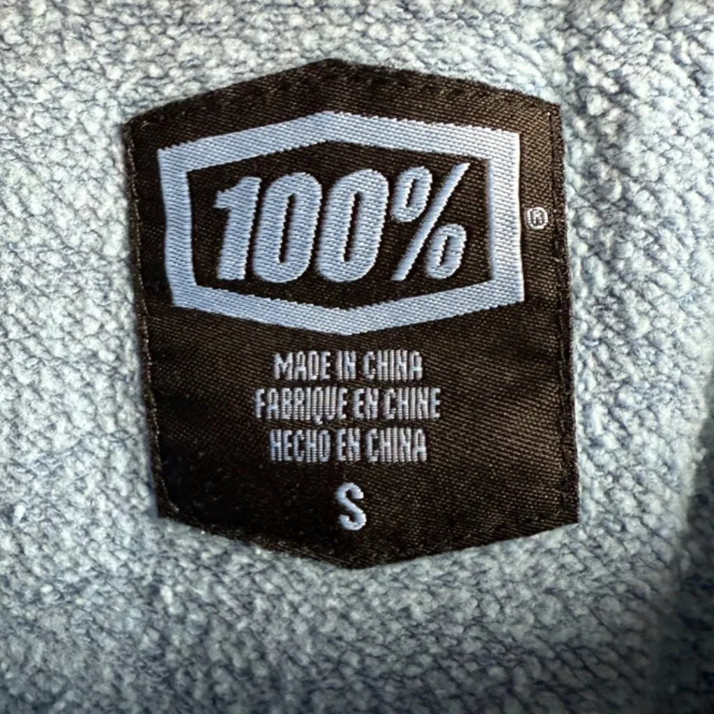 NWT 100% Blue THORUNN Fleece Pullover Crewneck Sweatshirt - Image 5