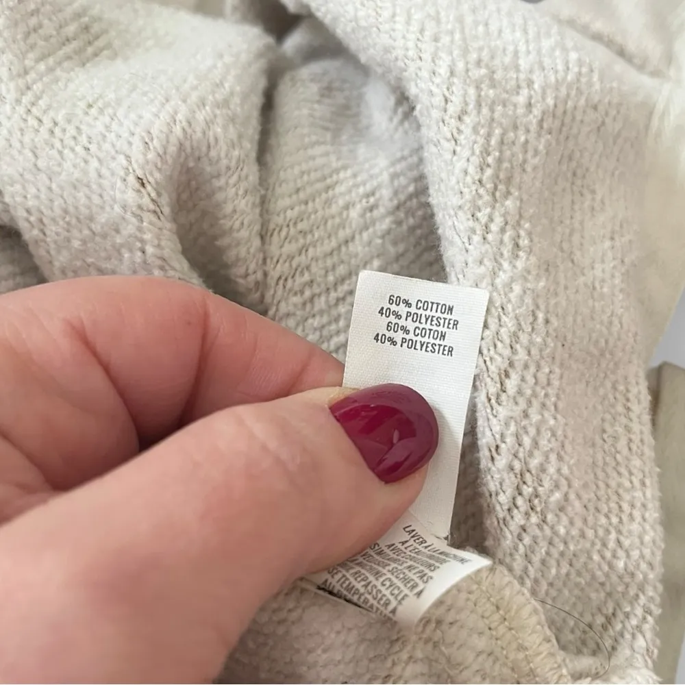 AERIE Women's Oversized Leopard Print Crewneck Sweatshirt Medium |‎ EUC - Image 10