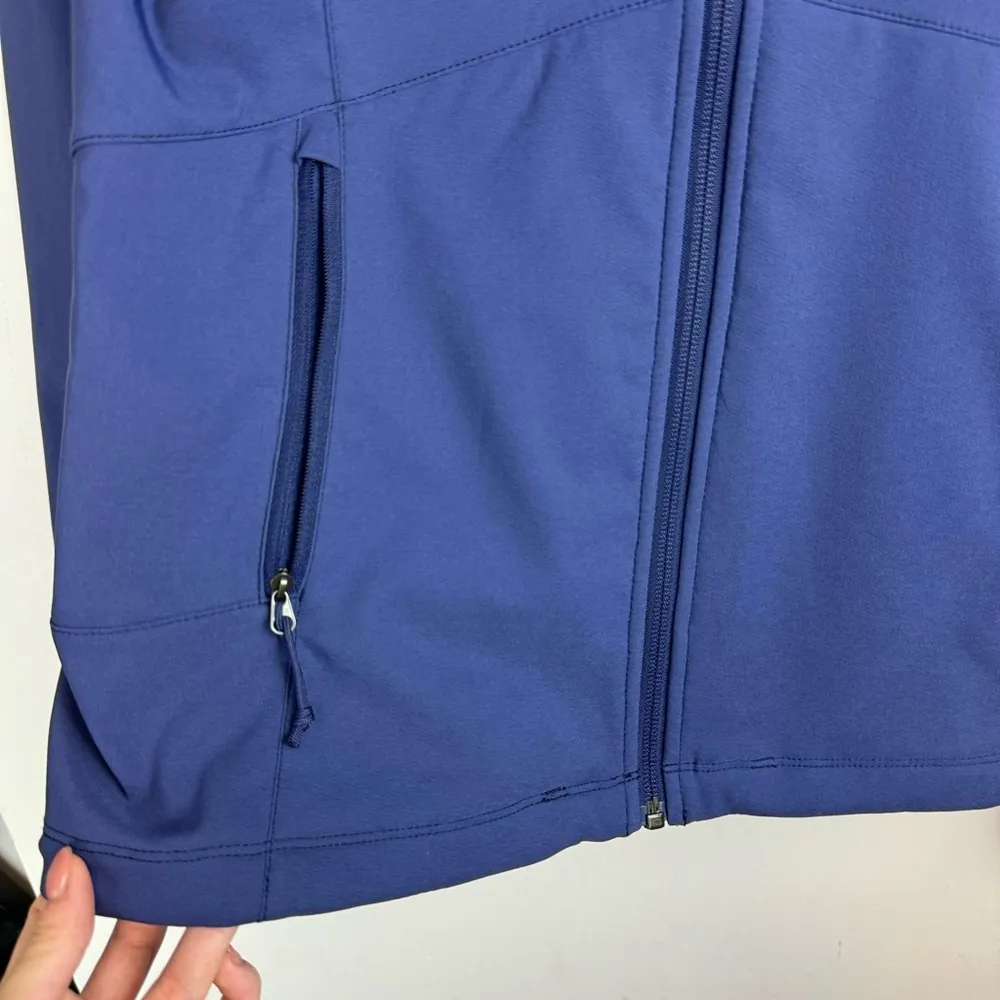 The North Face Womens Canyonwall Windwall Soft Shell Jacket Sz Small Purple - Image 7