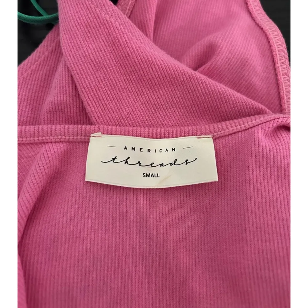 American Threads Pink Ribbed Bodysuit - Image 3