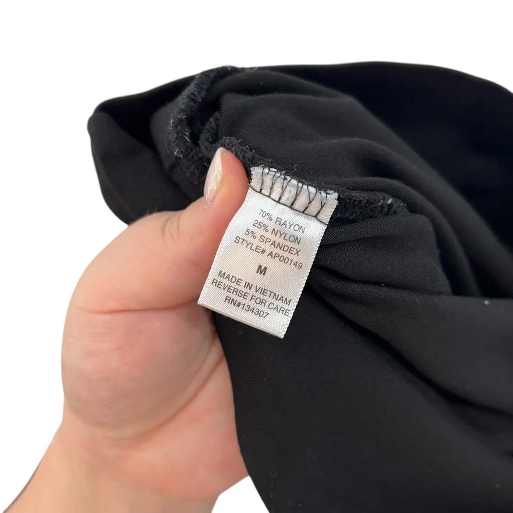 Modern Citizen Black Pull-On Ponte Skinny Stretch Leggings Size Medium - Image 8