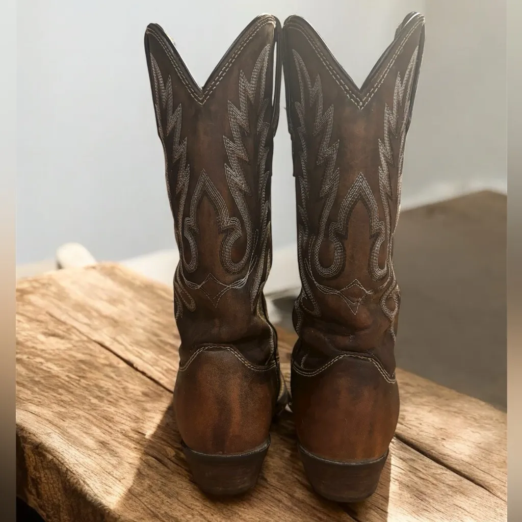 Durango 12” Western desert sand cowboy boot size 8.5 - Image 3
