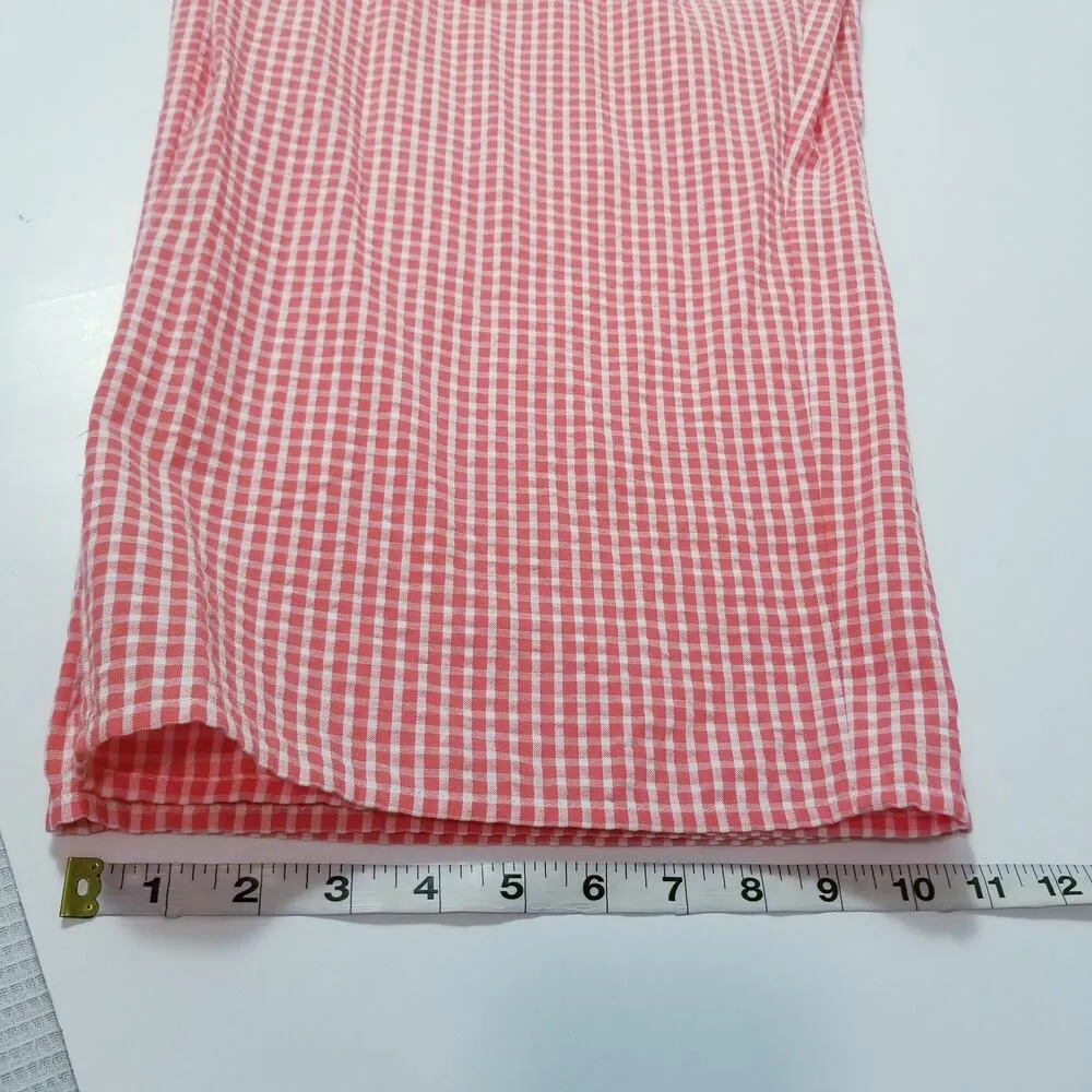 Gal meets Glam Gingham Ruffle Logan Jumpsuit Wide Leg Square neckline - Image 8