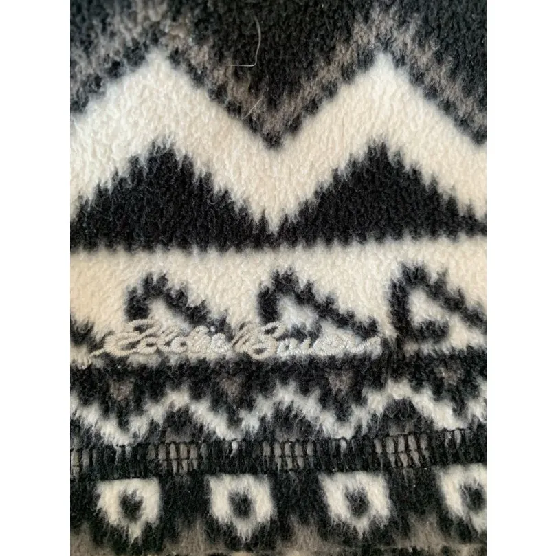 Eddie Bauer 1/2 zip Fleece pullover geometric XL women's - Image 7