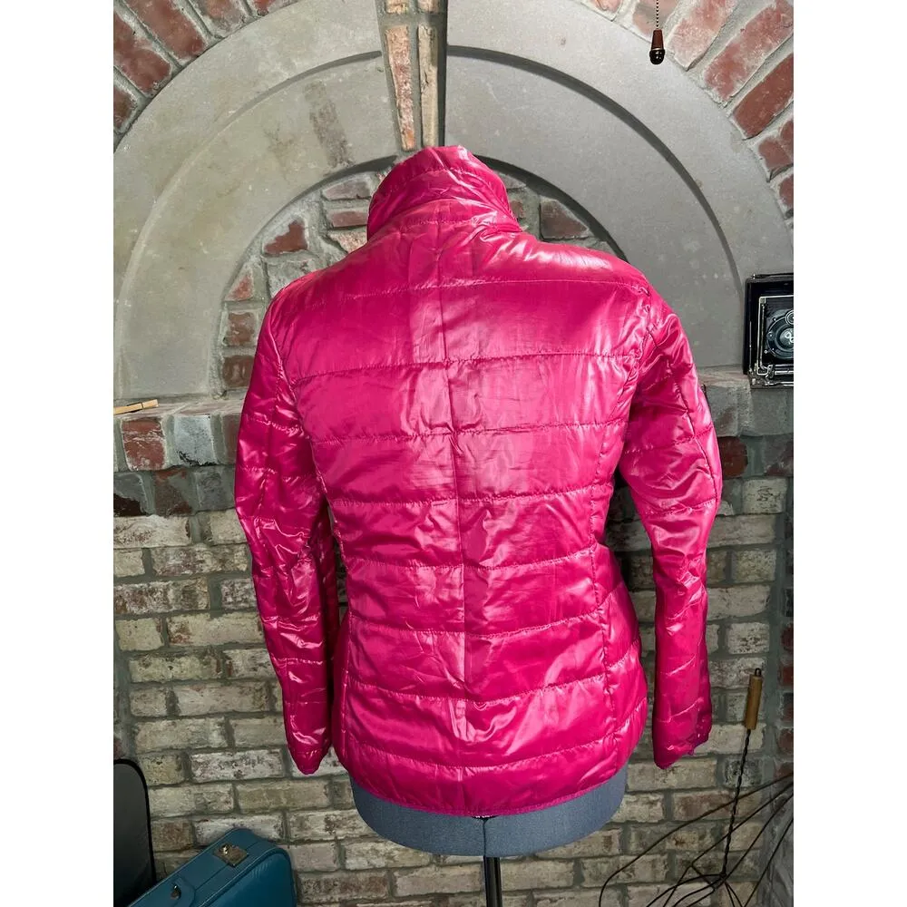 west loop puffer jacket pink barbieccore - Image 6
