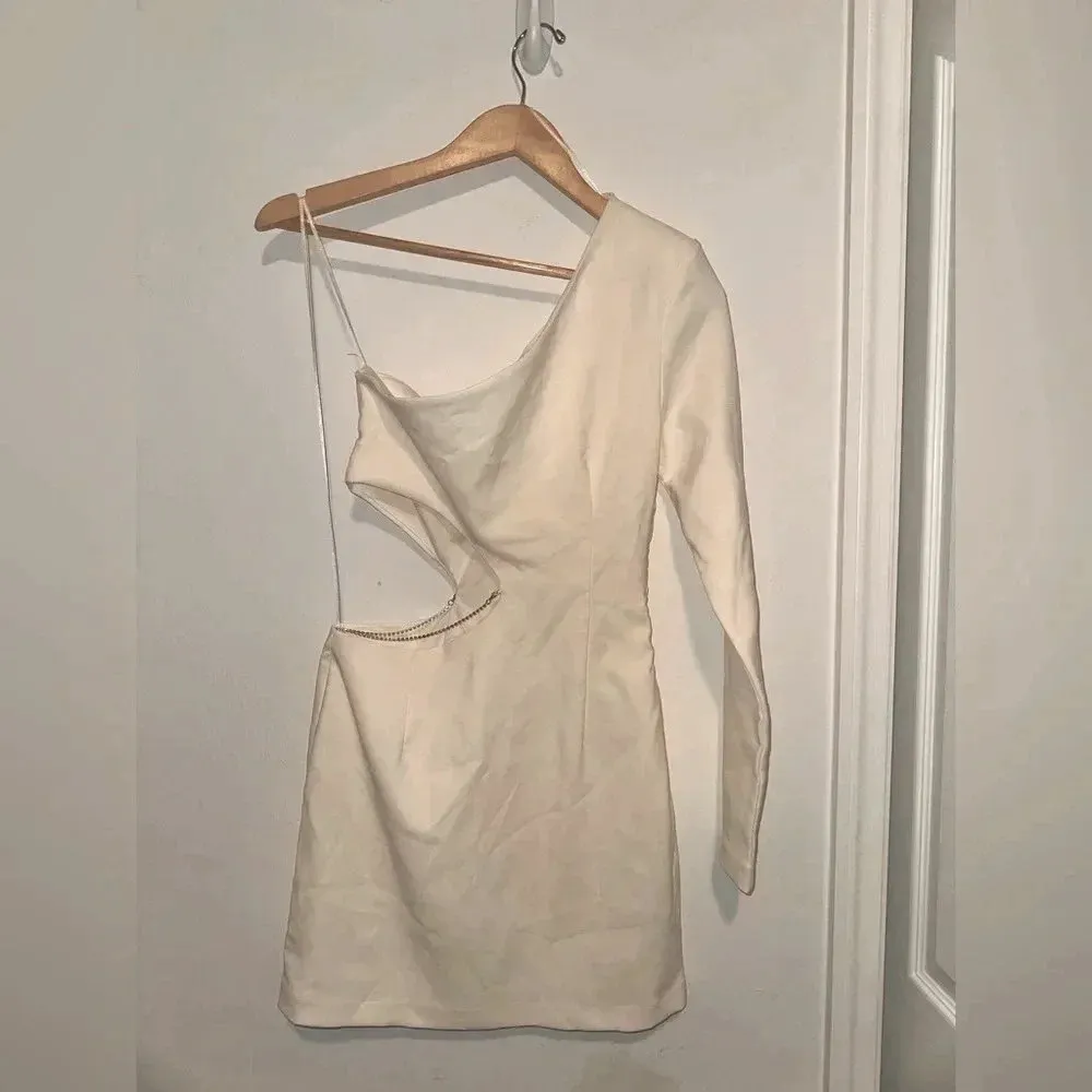 ASTR‎ The Label Lavinia Dress in Off White Sz S - Image 6