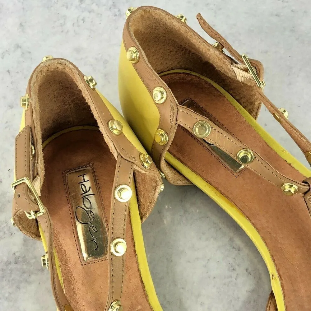 Halogen D'Orsay Women's 6M Flats Pointed Toe Yellow Gold - Image 6