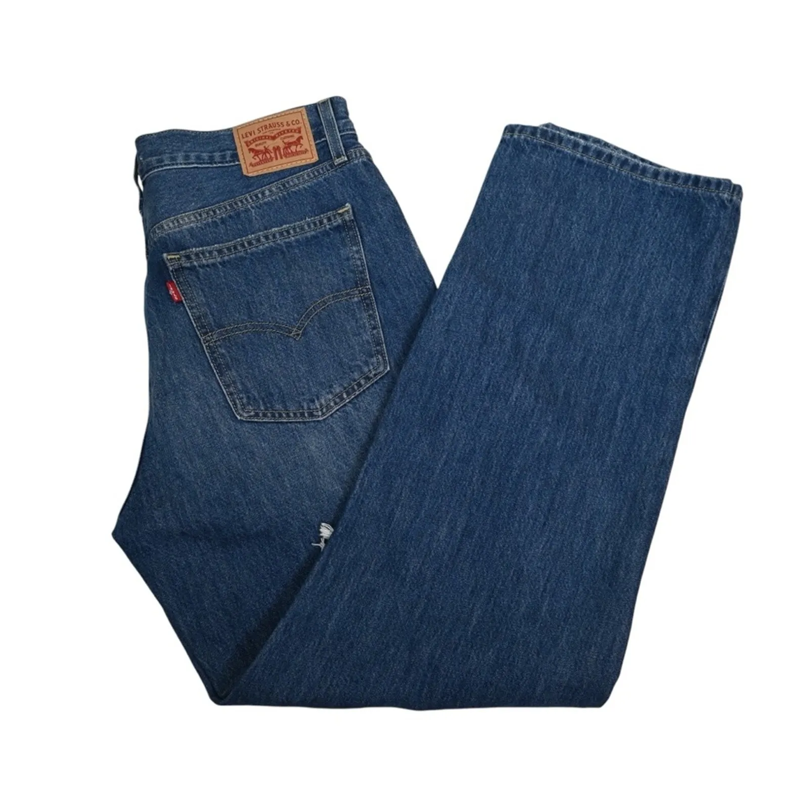 Levi's Low Pro Straight Distressed Jean Womens 31 - Image 3