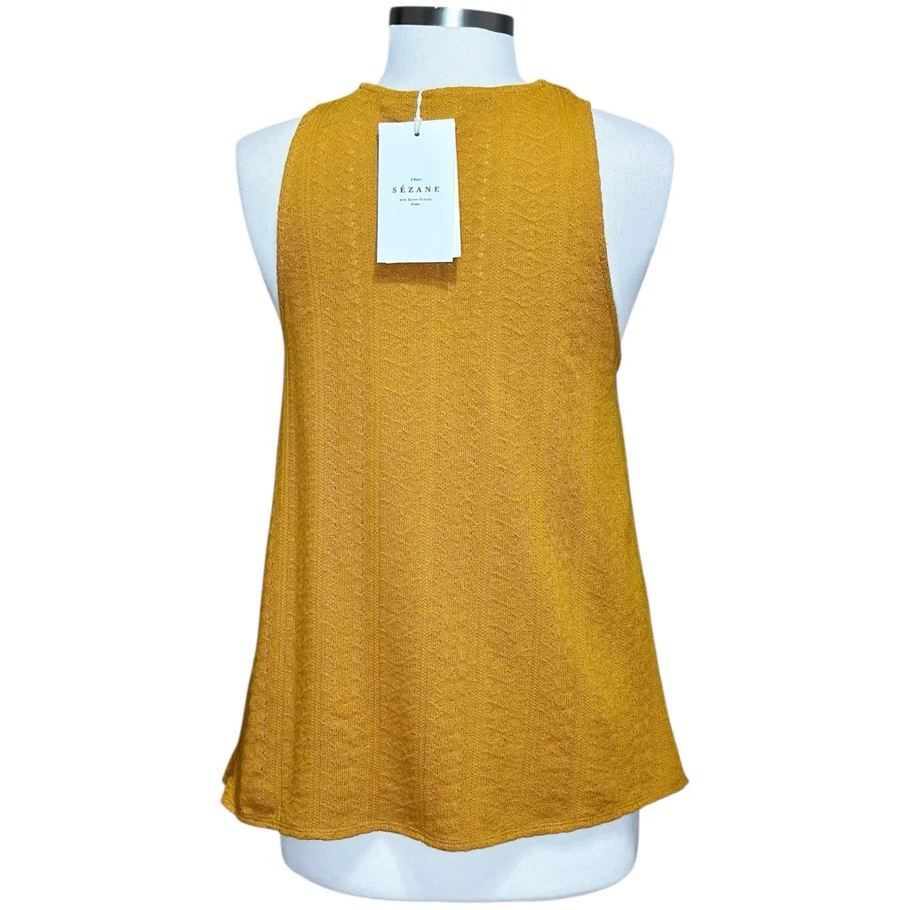 SÉZANE Marissa Knit Top, Bronze, Large - Image 13