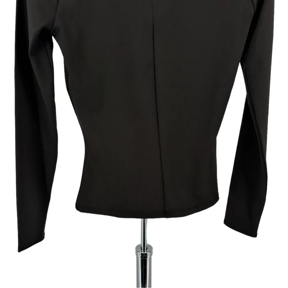 n:Philanthropy Catello Top in Black Mock Neck Choker Cutout Ribbed sz Small NWT - Image 7