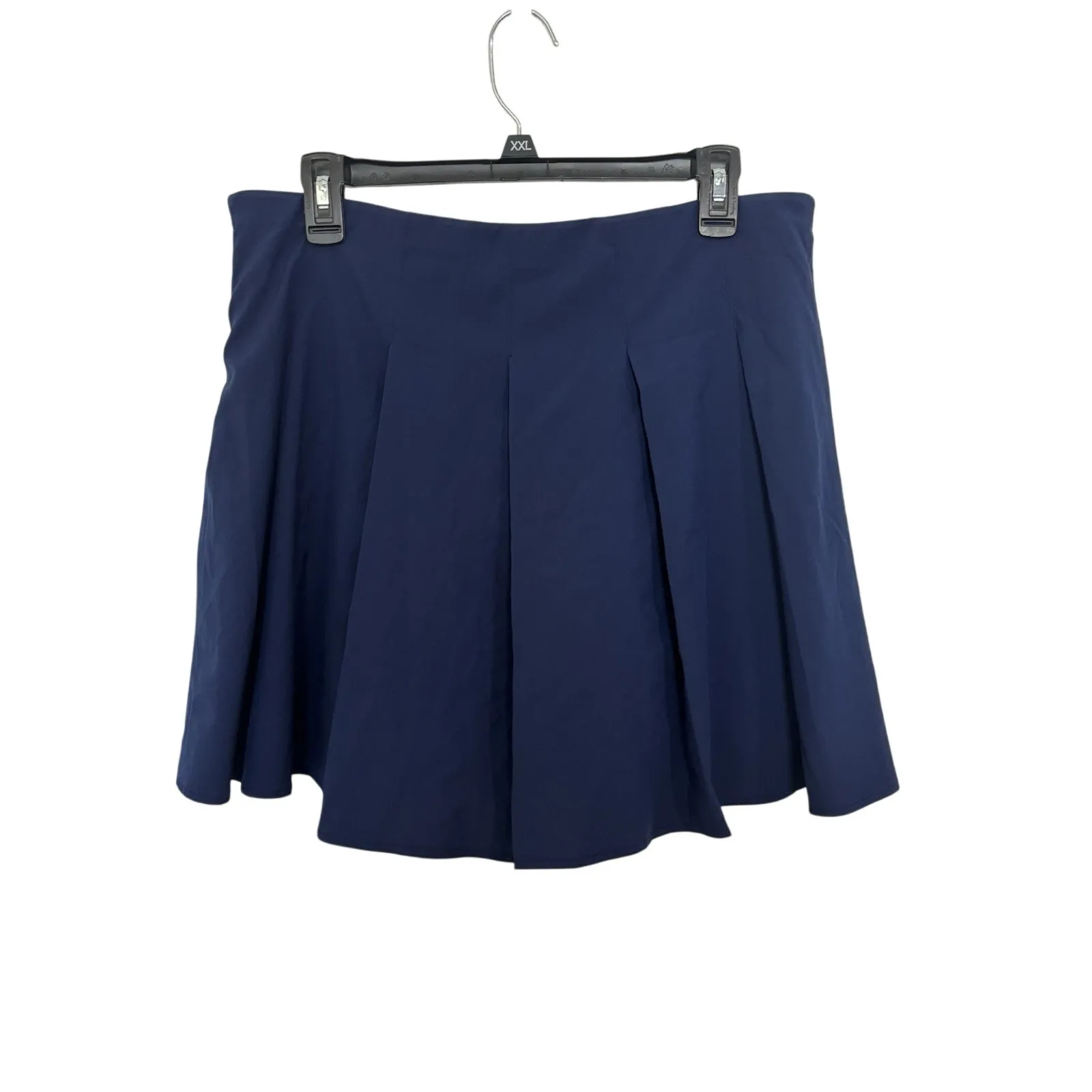 J Crew Navy Blue Pleated Athletic Skort Size Large Pickleball Preppy Golf Tennis - Image 2
