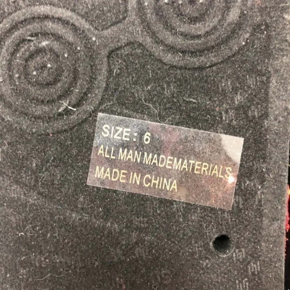 Qupid Booboo Open Toe Slide Sandal embroidered - Image 5