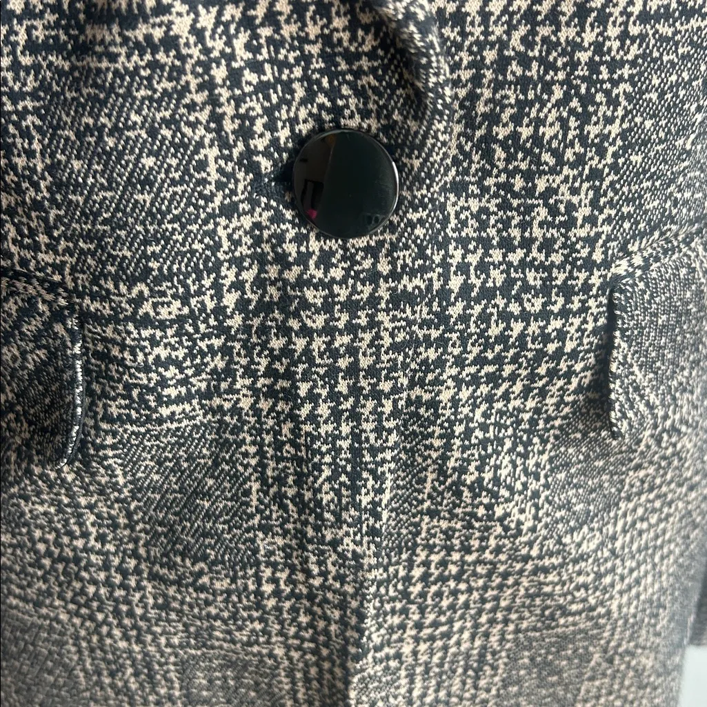 Elie Tahari Viscose Camel Black Business Casual Blazer Size 8 NWT - Image 5