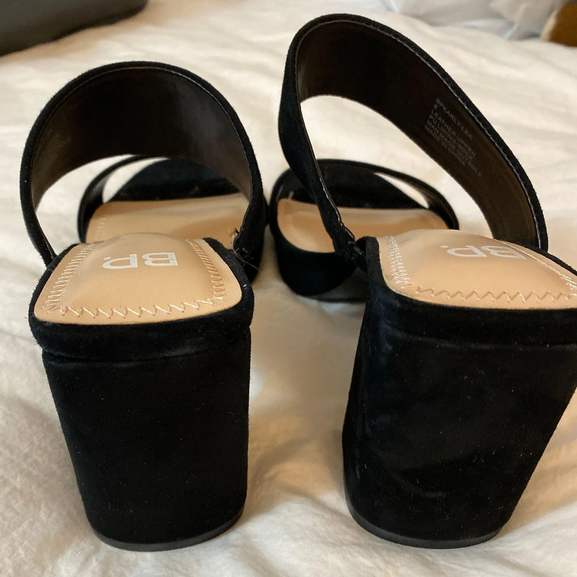 BP black two strap sandals - Image 6