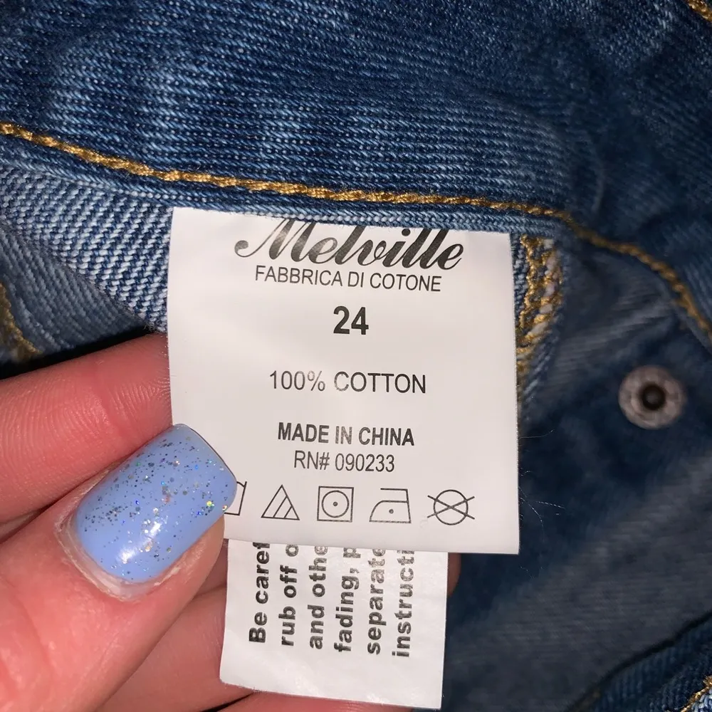 Brandy Melville button up jean skirt - Image 6