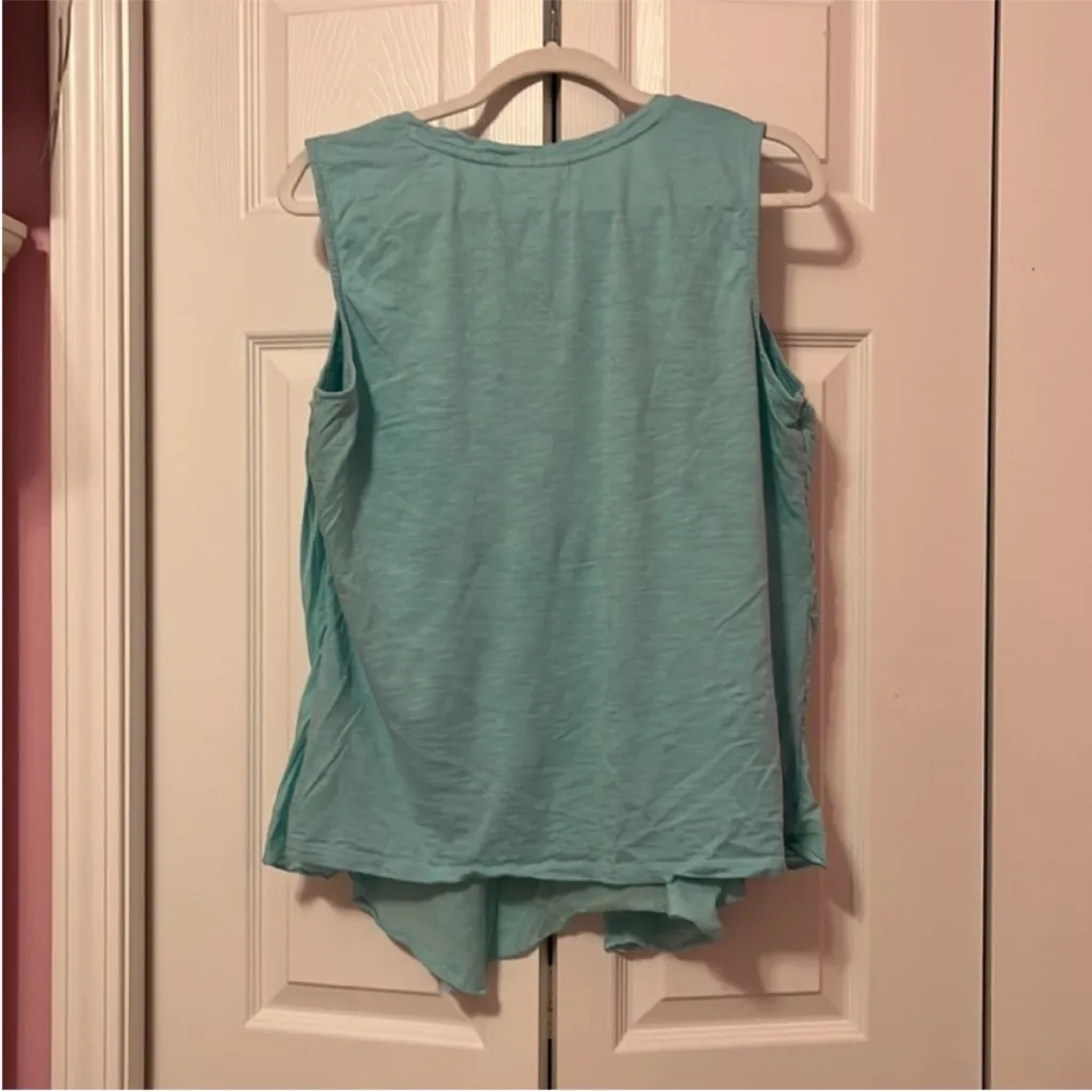 Style & Co. Aqua Blue Top - Image 2