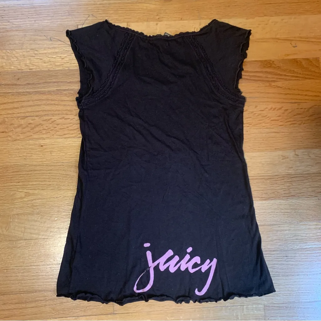 Juicy Couture Pam Gela Grant Intimates Sleepwear Top Brown Women's Small - Image 6