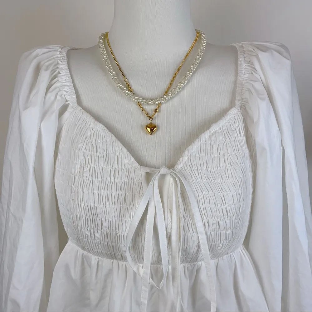 En Saison Amaya Blouse Top Off White - Image 2