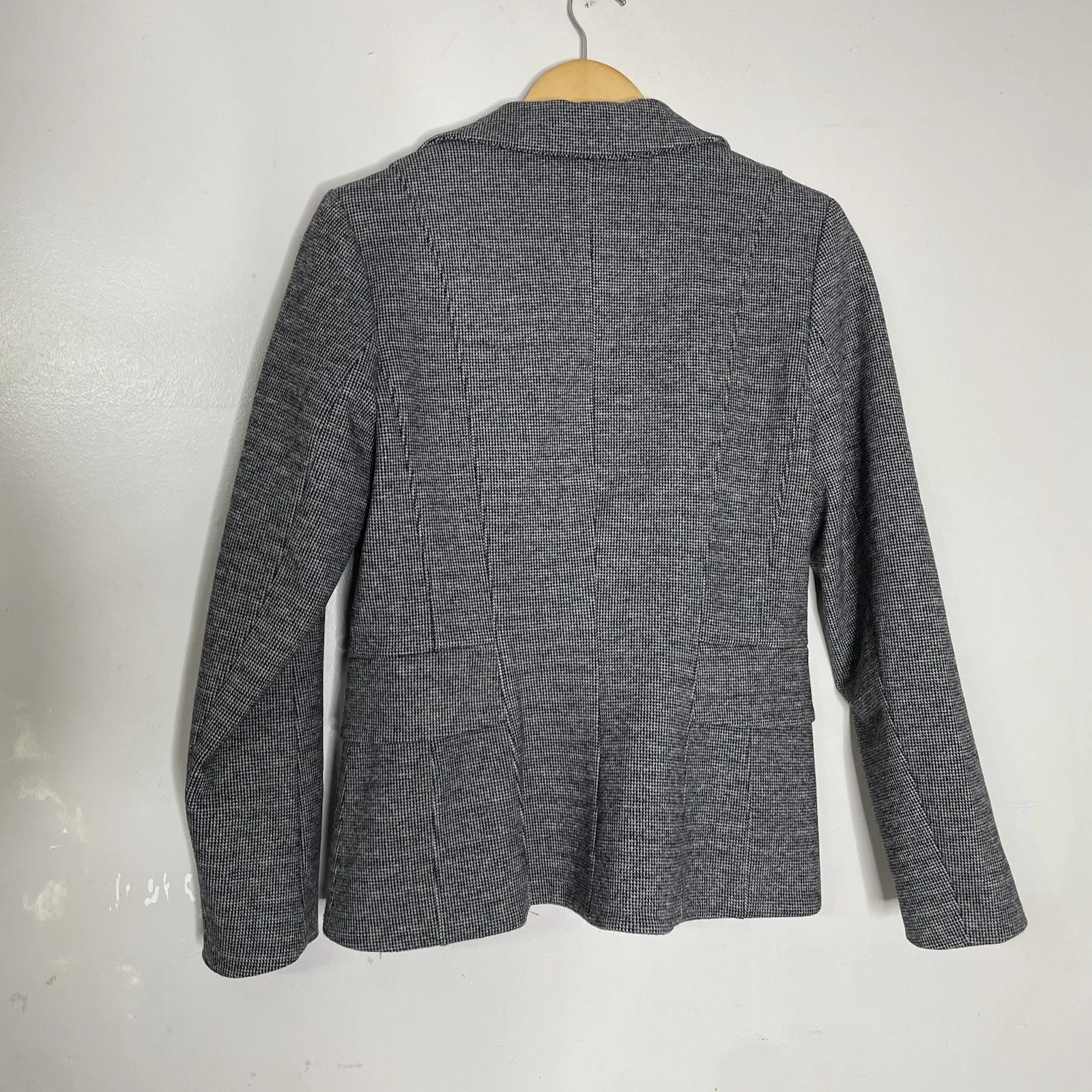 White House Black Market Signature Blazer Comfort Stretch Mini Houndstooth 4 - Image 3