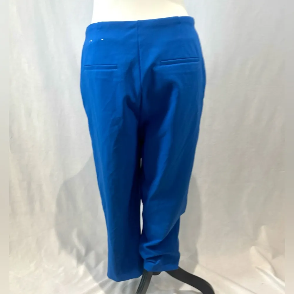 cobalt blue high rise kick flare pants size 8 - Image 5