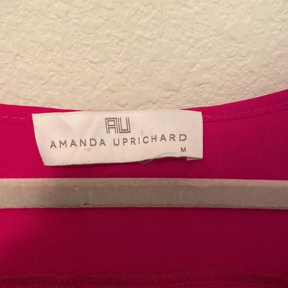 AMANDA Uprichard Hot Pink Silk Tunic - Image 2