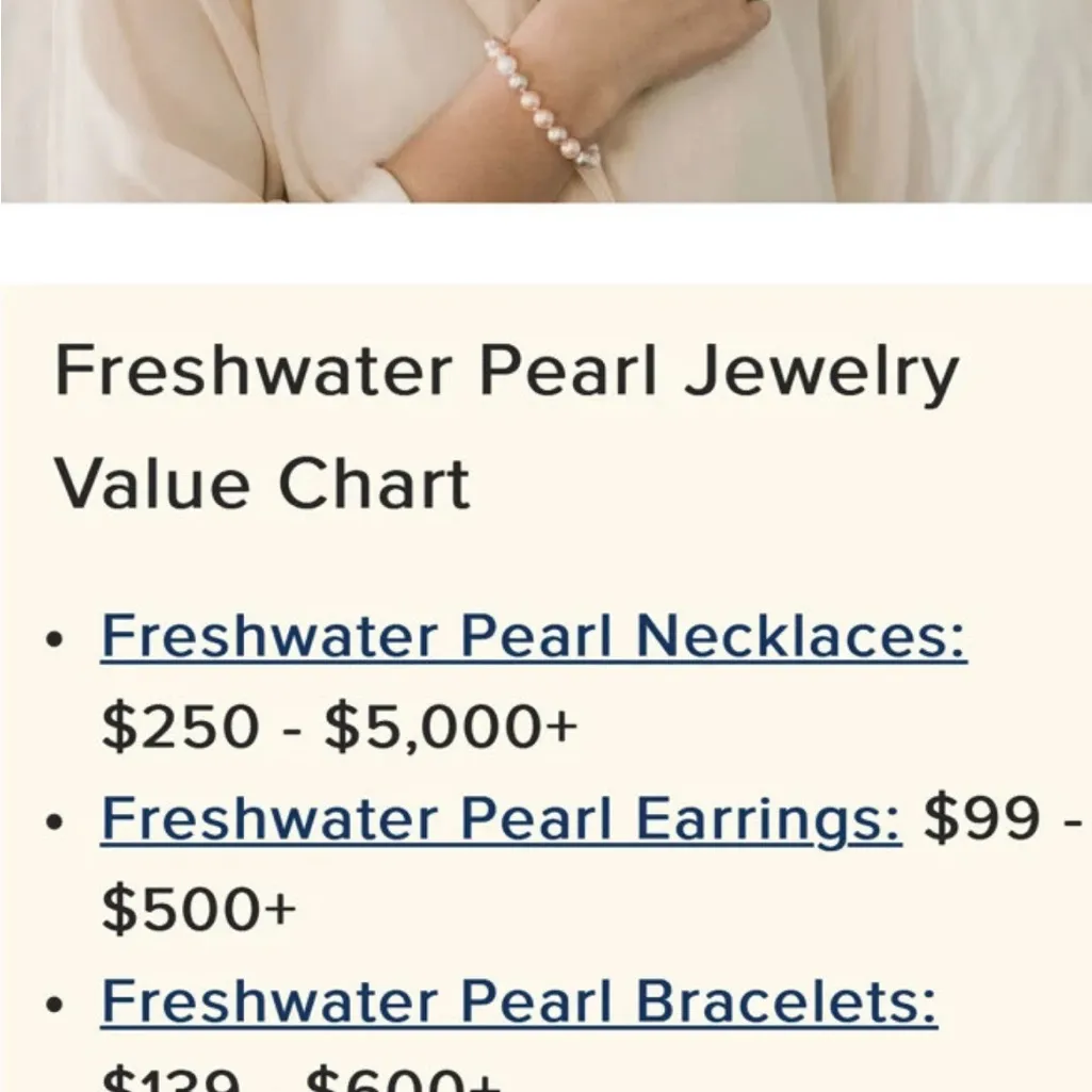 Silver Plated Freshwater Pearl Necklace 8 - Image 7