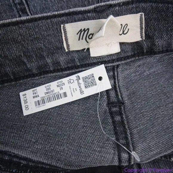 NEW Madewell The Perfect Vintage‎ Straight Jean in Meaford Wash,size 29 - Image 14