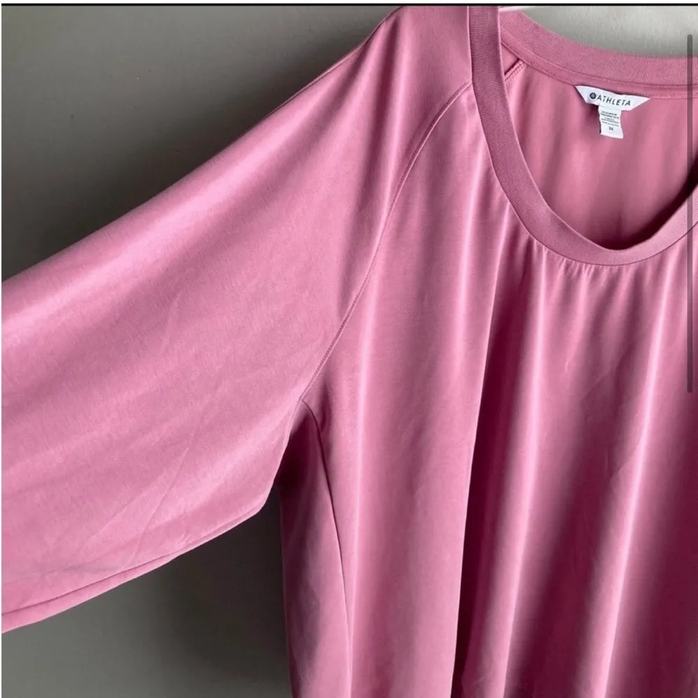 Athleta Seasoft Mauve Pink Sweatshirt 3X - Image 3