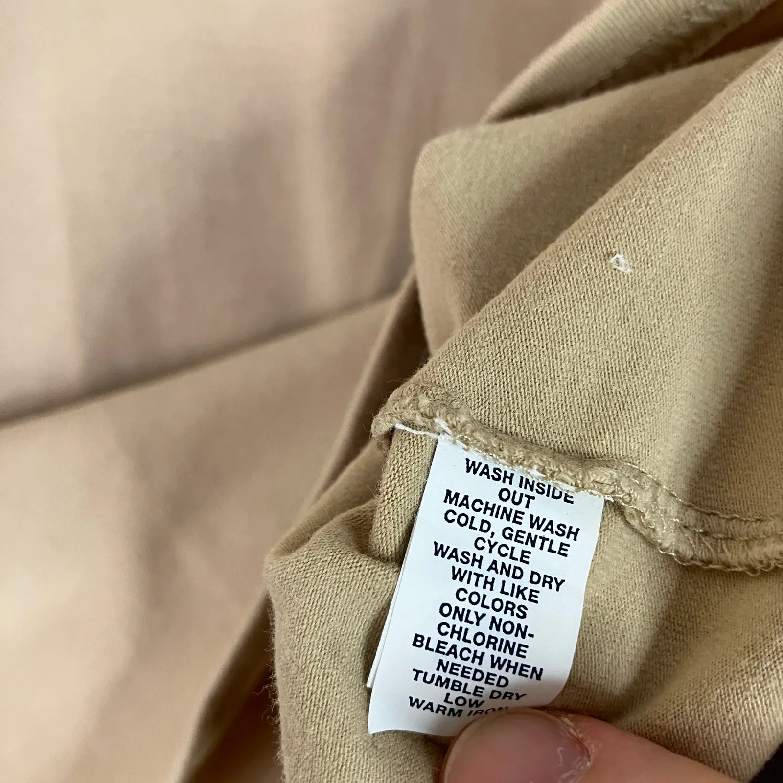 GAP | Tan Short Sleeve Tee Shirt Stretch Crew Neck Cotton Spandex Womens XL - Image 6