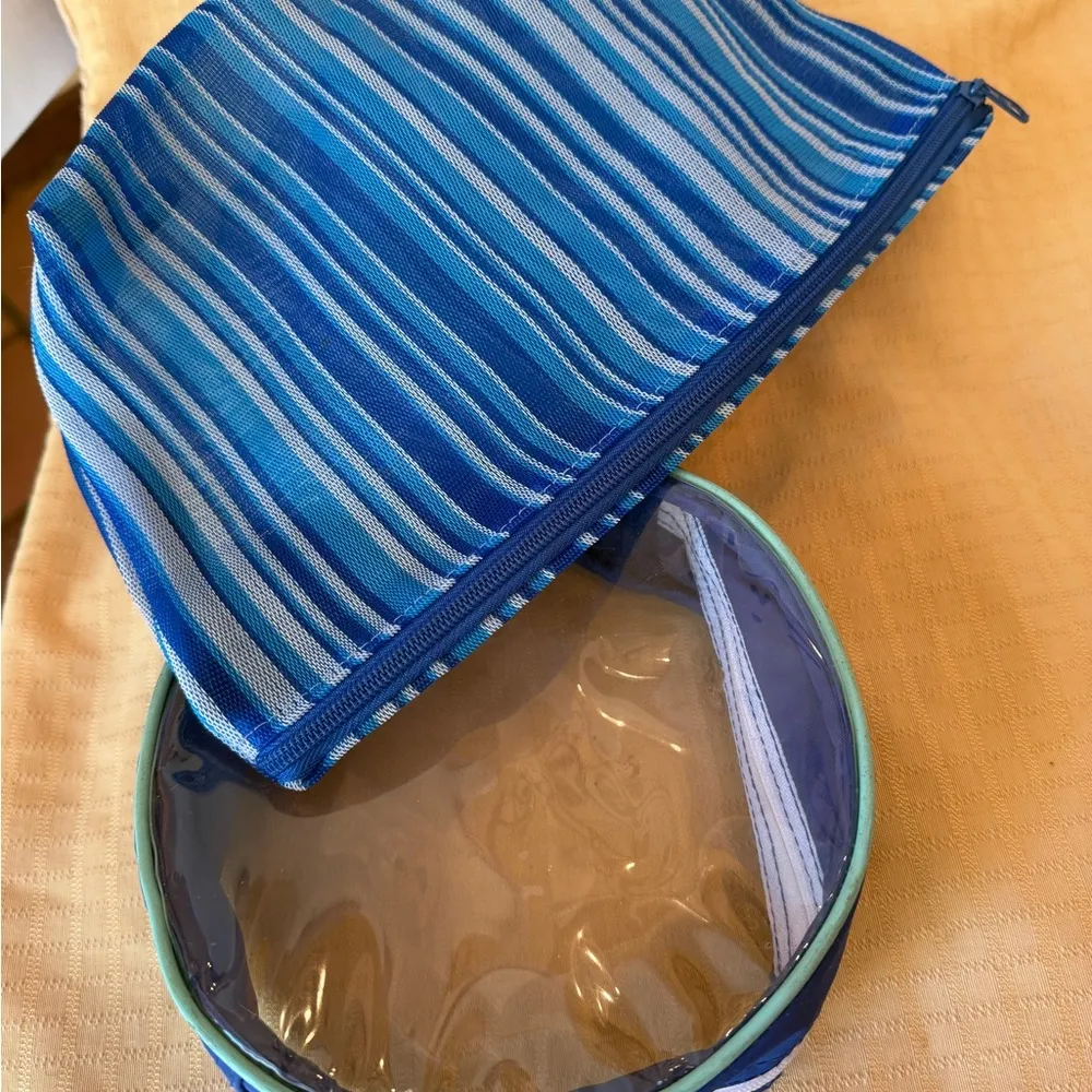Two cosmetic bags Blue - Image 4