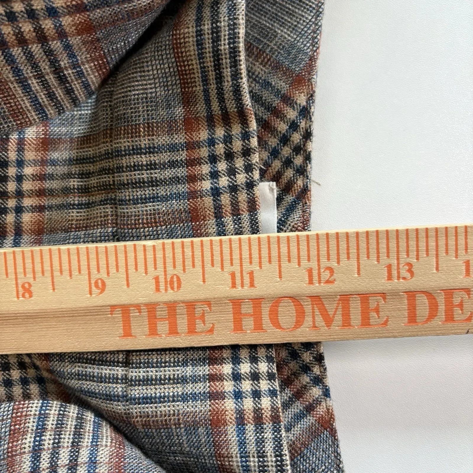 Aritzia Pants 6 Womens Wilfred Tie Front‎ Plaid Twill Straight Leg Trouser - Image 8