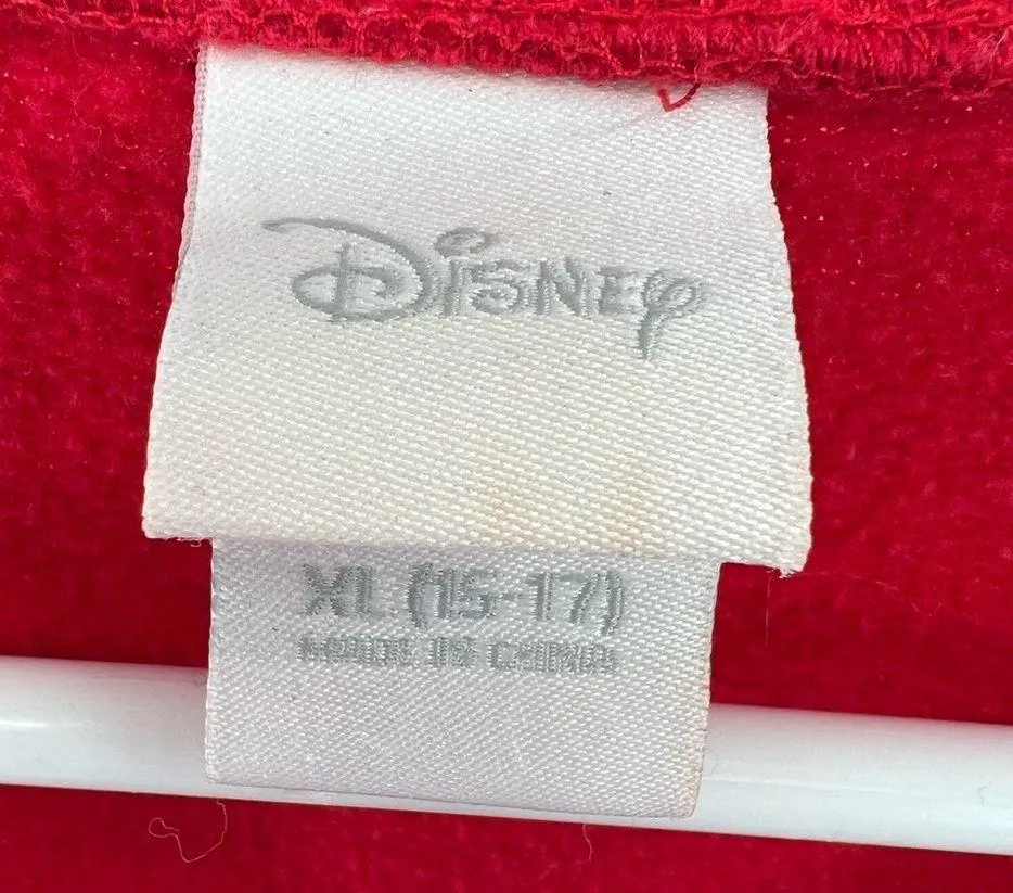 Disney Mickey Mouse sweatshirt graphic red 15/17 juniors vacation - Image 5