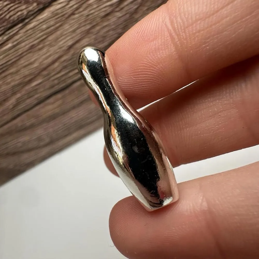 Bowling Pin / Victorian Lady Golfing Small Brooch Pin Lot Of 2 - Image 7