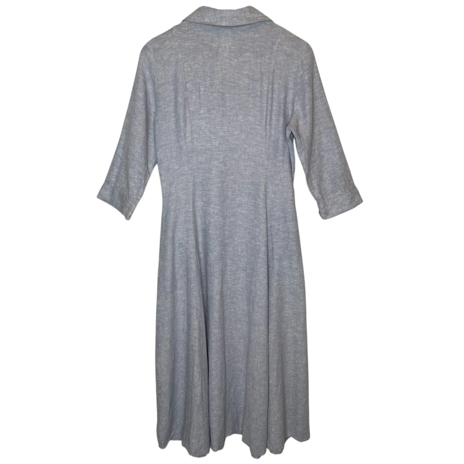 Joie Linen Blend Midi‎ Shirt Dress - Image 4