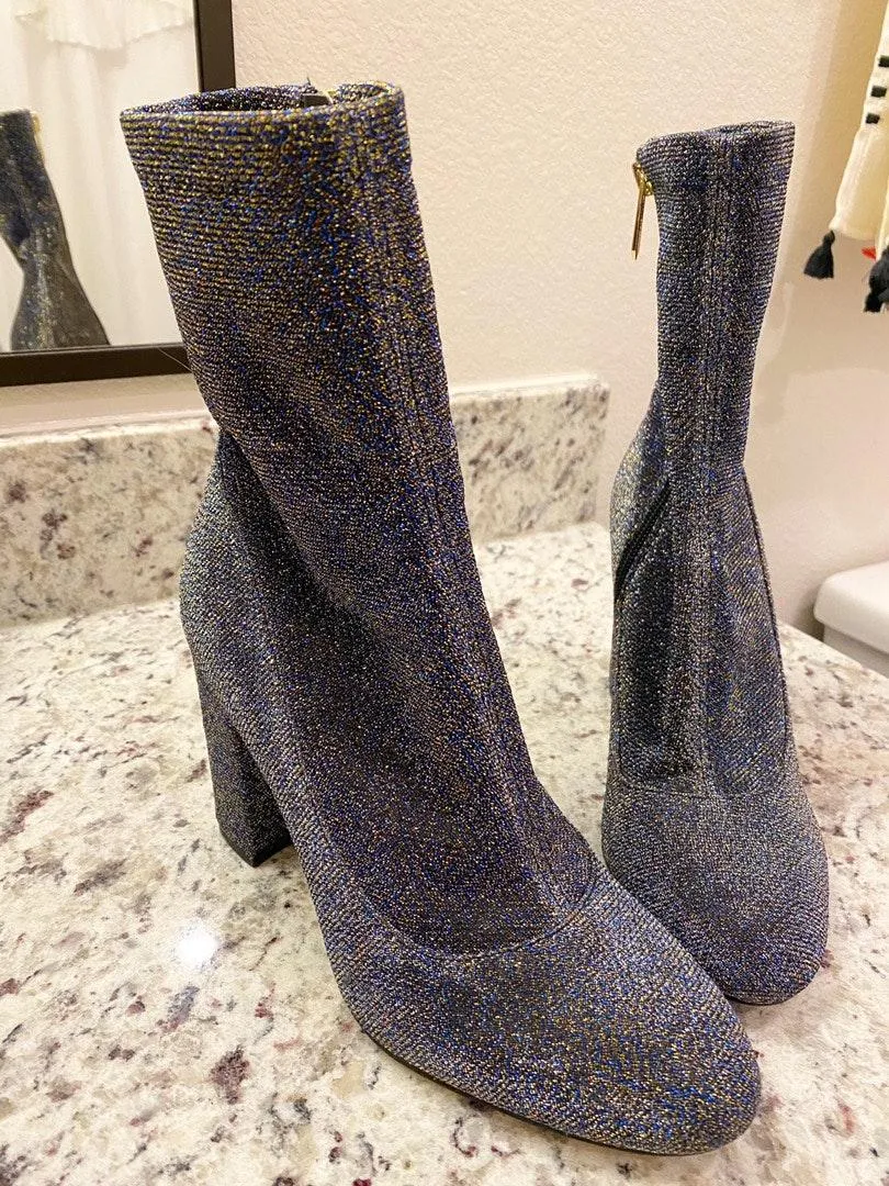 Blue/Gold Booties - Image 2