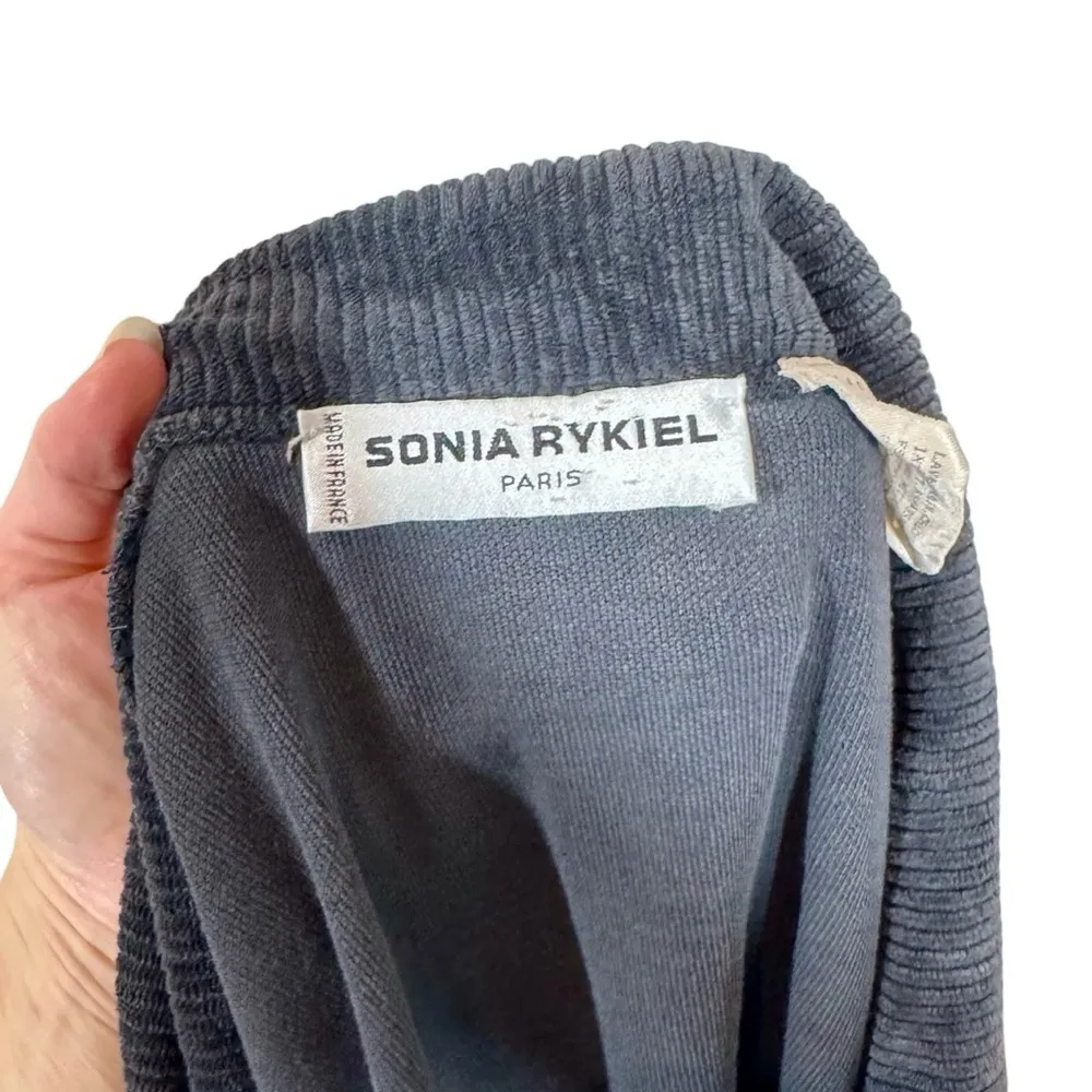 Sonia Rykiel Paris Vintage Oversized Corduroy Overshirt Shacket Shirt Jacket Black Size M - Image 7