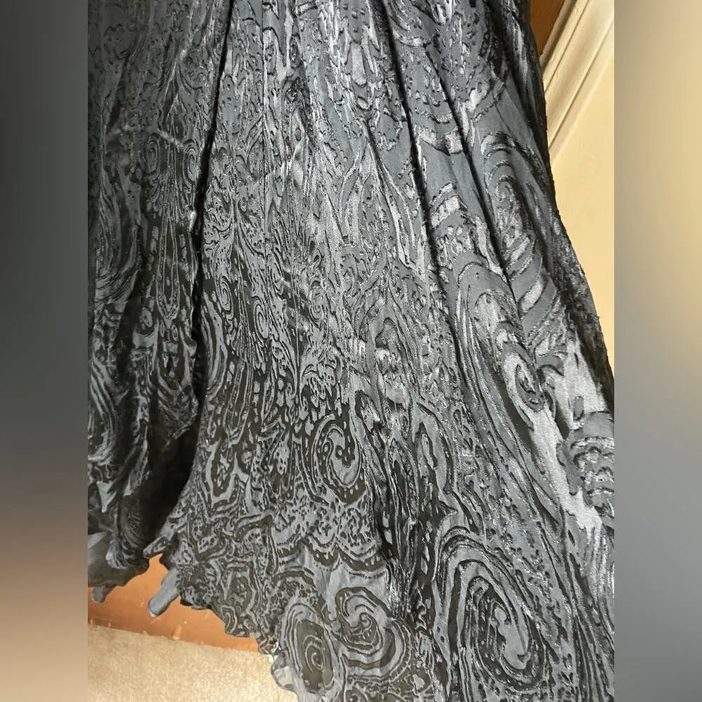 Black Bebe burnout velvet maxi - Image 4