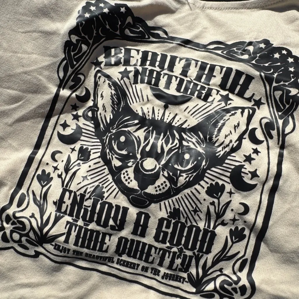 NWT Ouija Cat Tee - Image 2