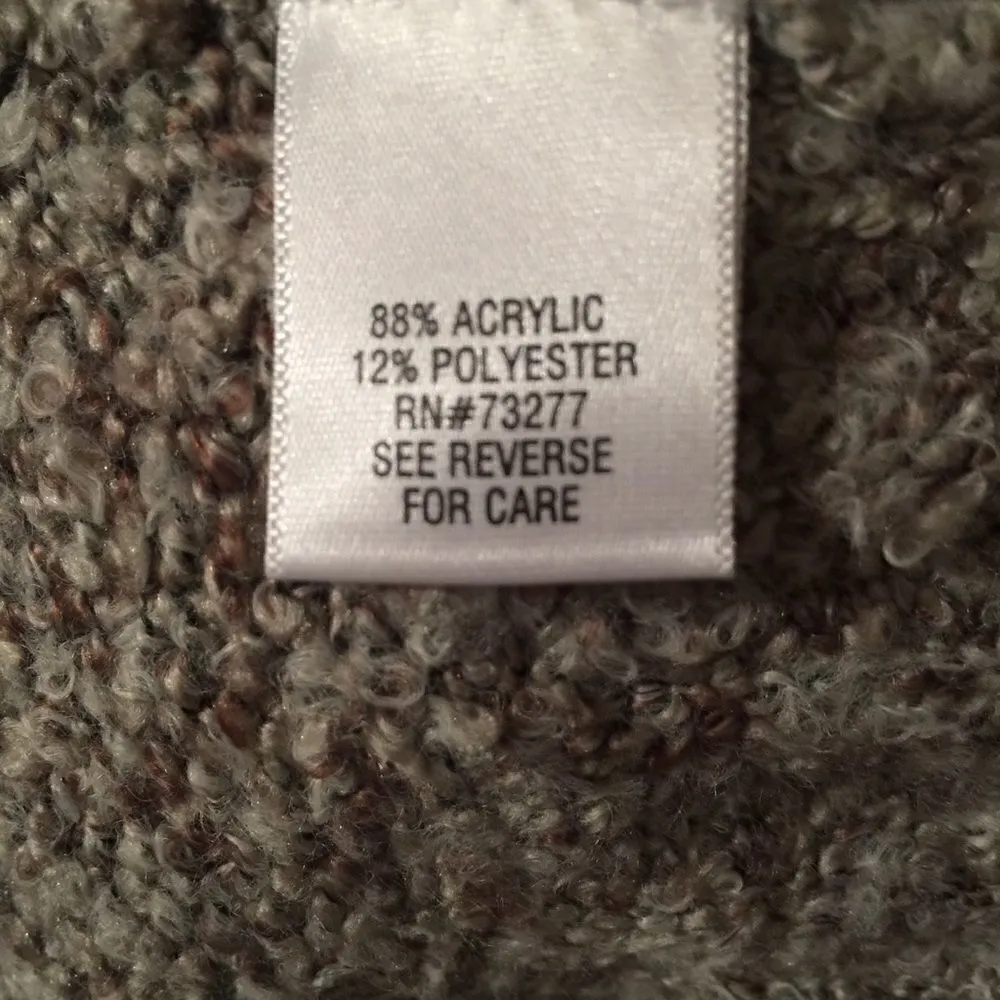 Croft & Barrow C&B Gorgeous Soft Teddy Bear Sweater! Long! - Image 5